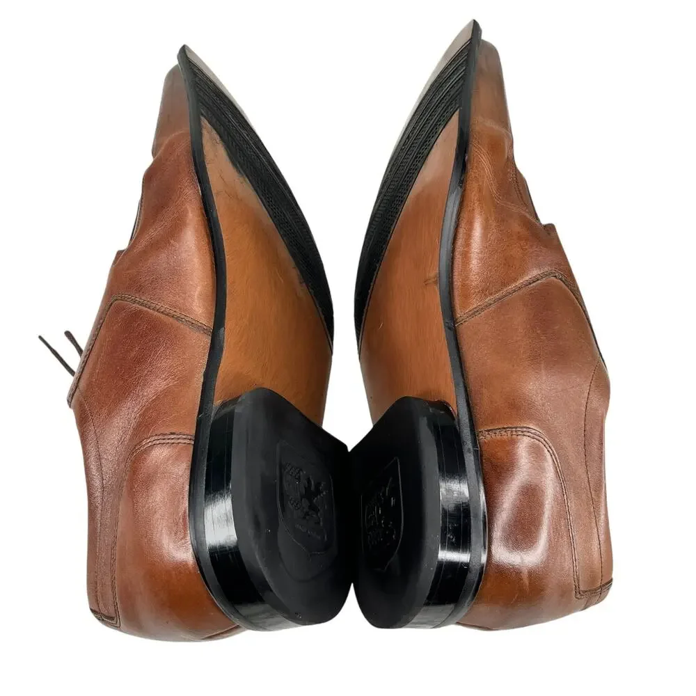 Stacy Adams Lace Up Dress Shoes Brown 15M